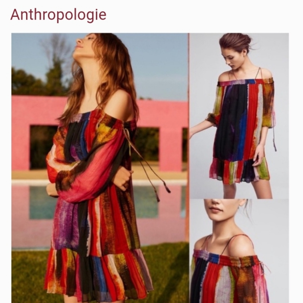 FLAREAT BY ANTHROPOLOGIE MINI DRESS, SMALL